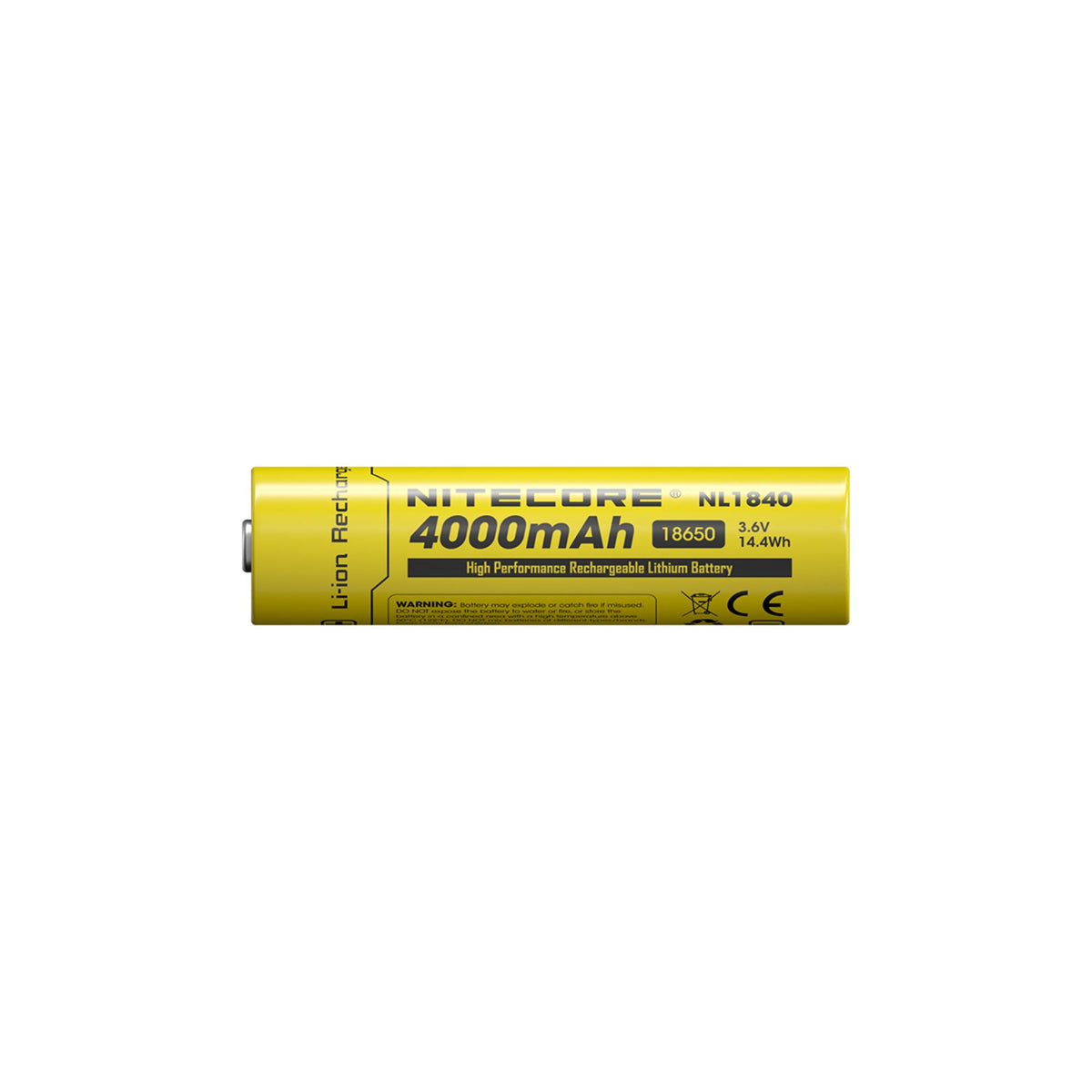 NITECORE | NL1840 - Batteria Li-ion 18650 da 4000 mAh