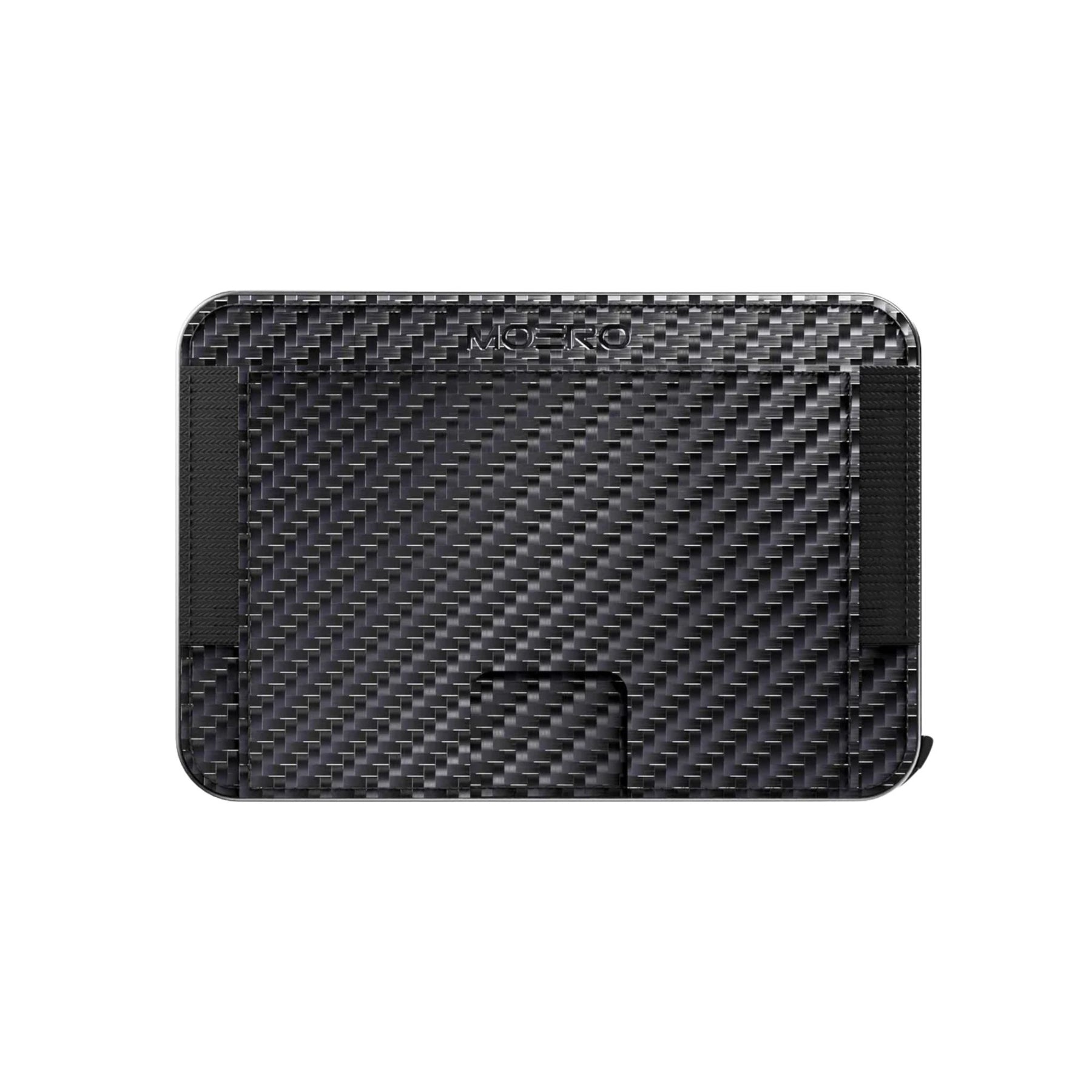 MOERO | M2 ULTRA CARBON BLACK - Portafoglio MagSafe con localizzatore - BackPacco - BP-MOERO-M2ULTRA-CARBON-BLK