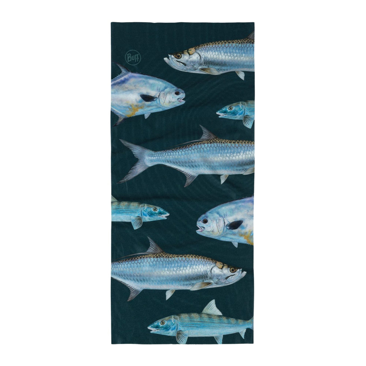 BUFF | COOLNET UV NECKWEAR - ABACHAR SALTWATER NIGHT BLUE - Scaldacollo con protezione solare