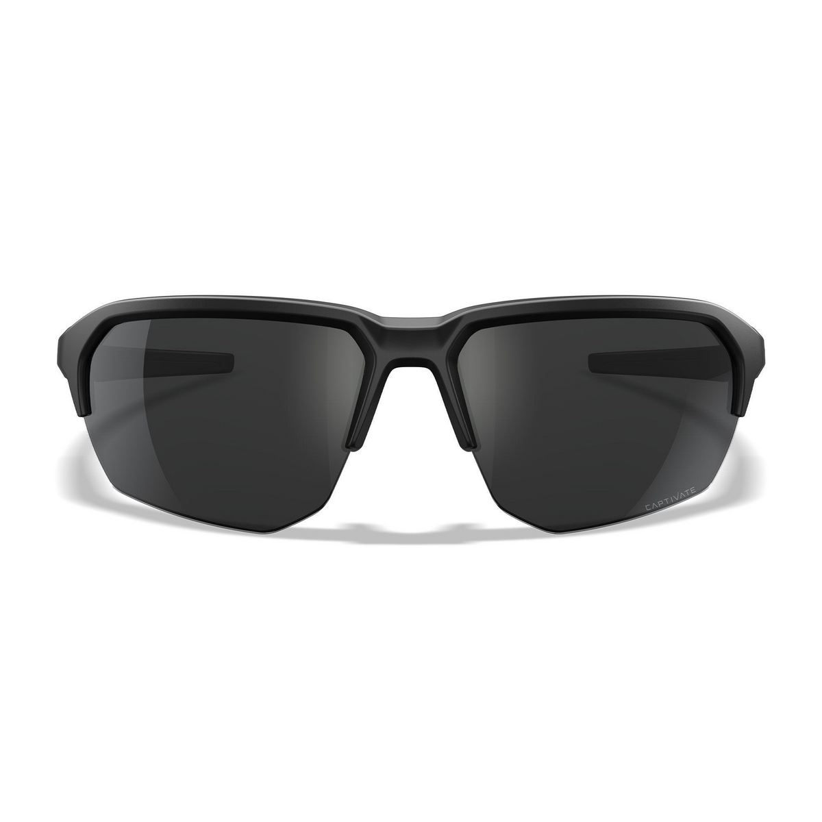 Occhiali da sole balistici Wiley X WX JAKL CHJKL02 con lenti CAPTIVATE Grey non polarizzate, montatura Nero Opaco in nylon Triloid™, protezione UV 100%, certificazione ANSI Z87.1 per impatti ad alta velocità, design avvolgente per uso tattico e outdoor, SU BACKPACCO.IT