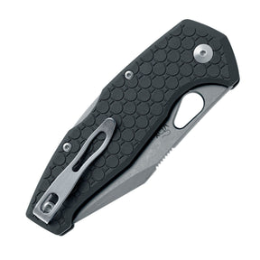 FOX KITA coltello chiudibile con lama liscia asola per apertura rapida a una mano e impugnatura con texture esagonale antiscivolo ideale per uso quotidiano EDC e attività outdoor