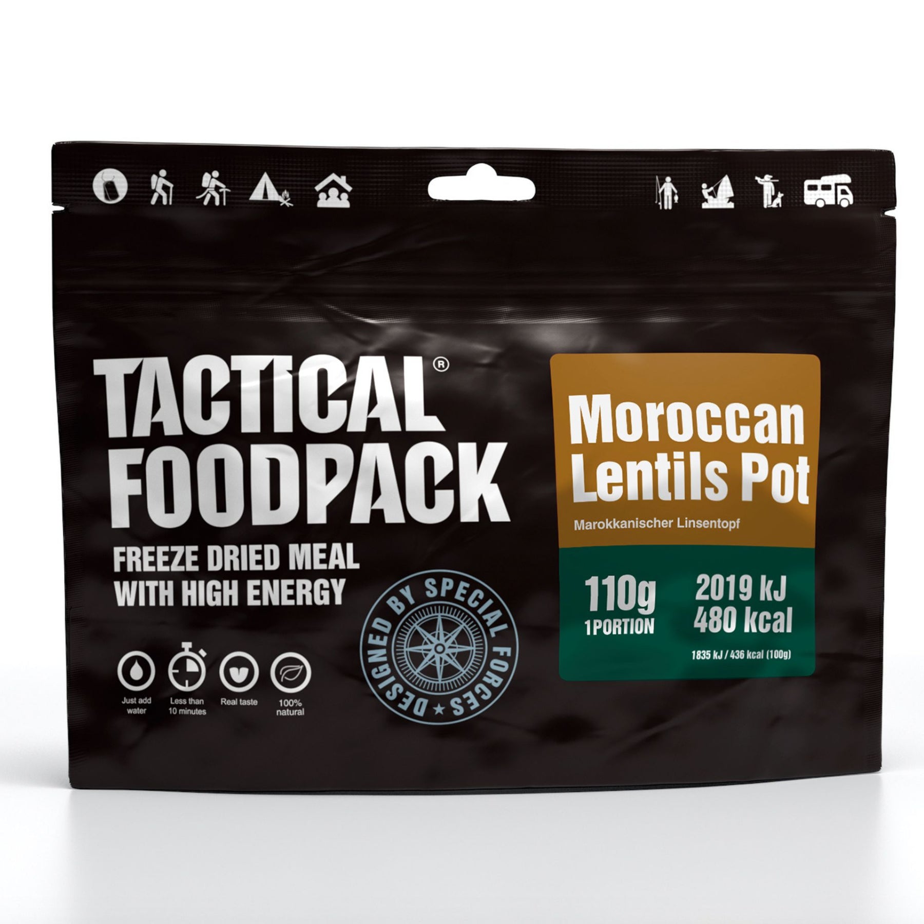 Tactical Foodpack | Moroccan Lentils Pot 110g - Lenticchie