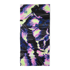 Buff Coolnet UV Neckwear Dovic Ultramarine scaldacollo multifunzionale con protezione solare UPF 50+ ideale per attività all'aperto, corsa e trekking. Fascia elastica traspirante senza cuciture con logo visibile, perfetta per lo sport in estate.