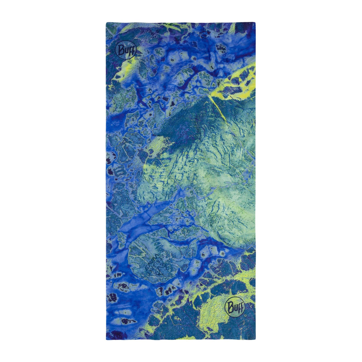 BUFF | COOLNET UV NECKWEAR - REALTREE WAV3 BLUE YELLOW - Scaldacollo con protezione solare