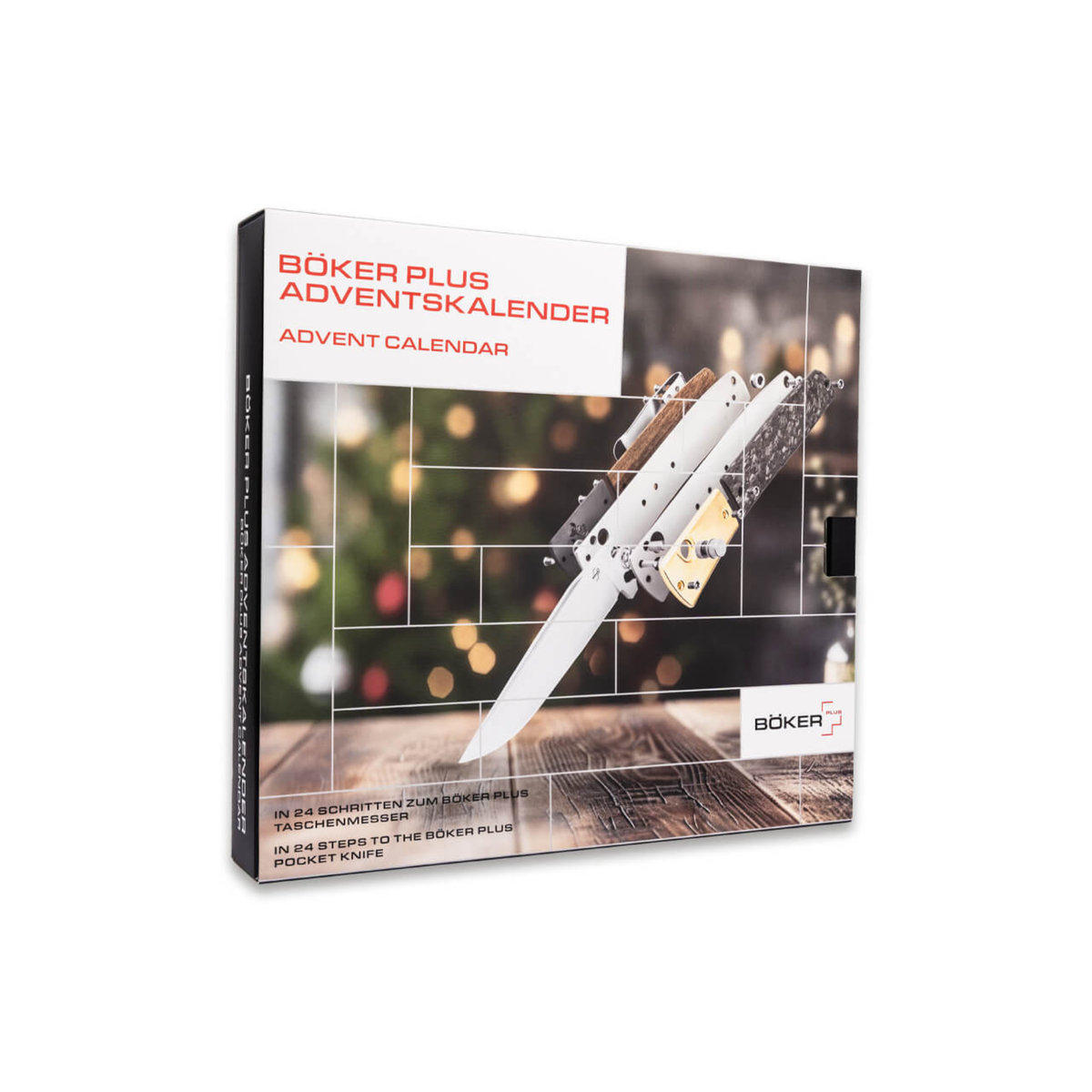 Böker Plus Adventskalender 2025 Urban Trapper, calendario dell'avvento per coltelli, kit per costruire un coltello, idea regalo per appassionati di coltelleria, SU BACKPACCO.IT