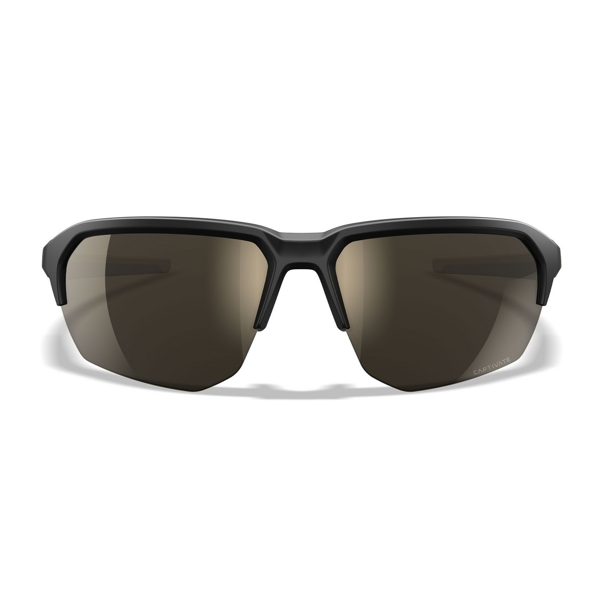 Occhiali da sole Wiley X WX JAKL CHJKL04 con lenti CAPTIVATE Tungsten Mirror non polarizzate, montatura semi-rimless ergonomica per uso outdoor, protezione UV 100% e certificazione ANSI Z87.1 e MIL-PRF-32432A, SU BACKPACCO.IT