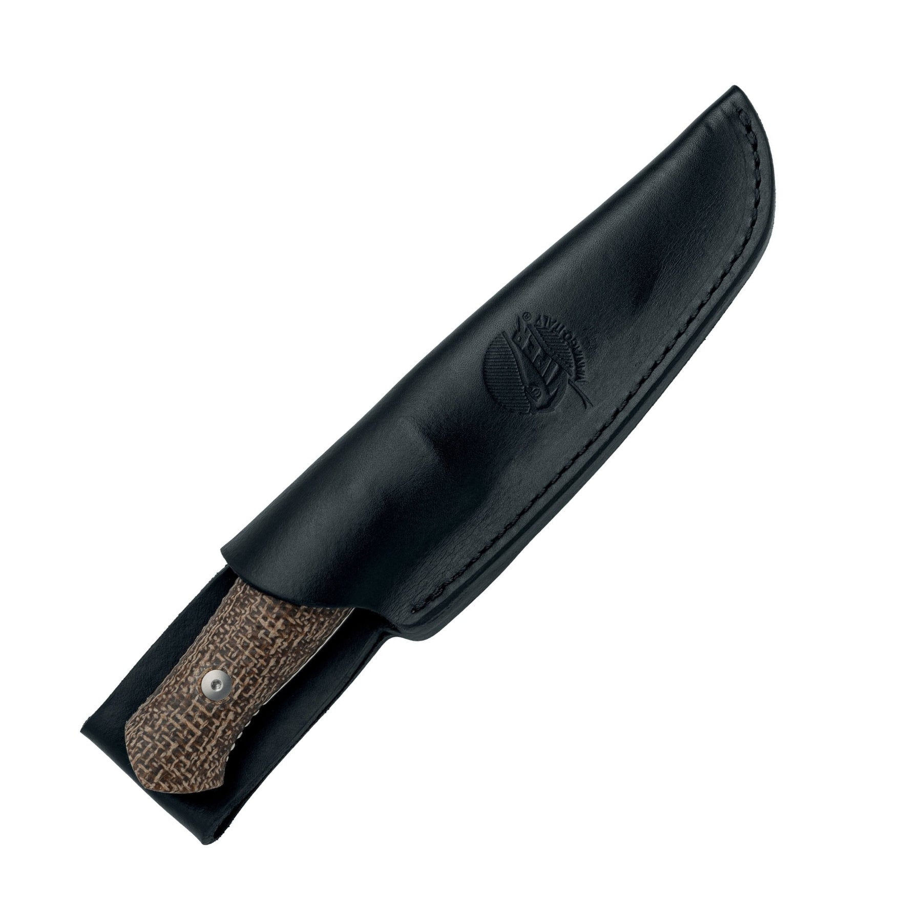 Viper GMR coltello a lama fissa con profilo drop point bisello alto e impugnatura ergonomica con viti passanti per bushcraft caccia e outdoor