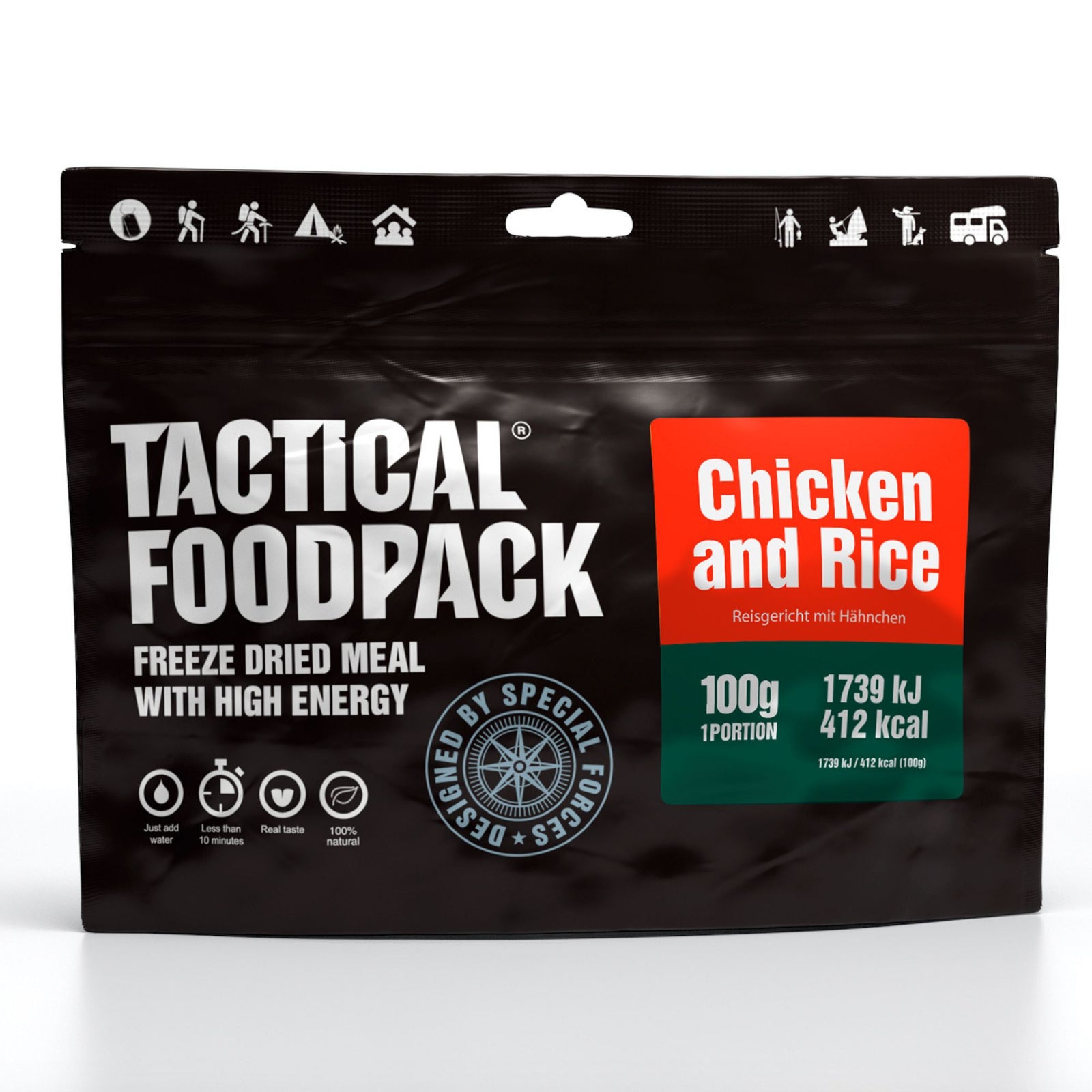 Tactical Foodpack | Chicken and Rice 100g - Riso con pollo