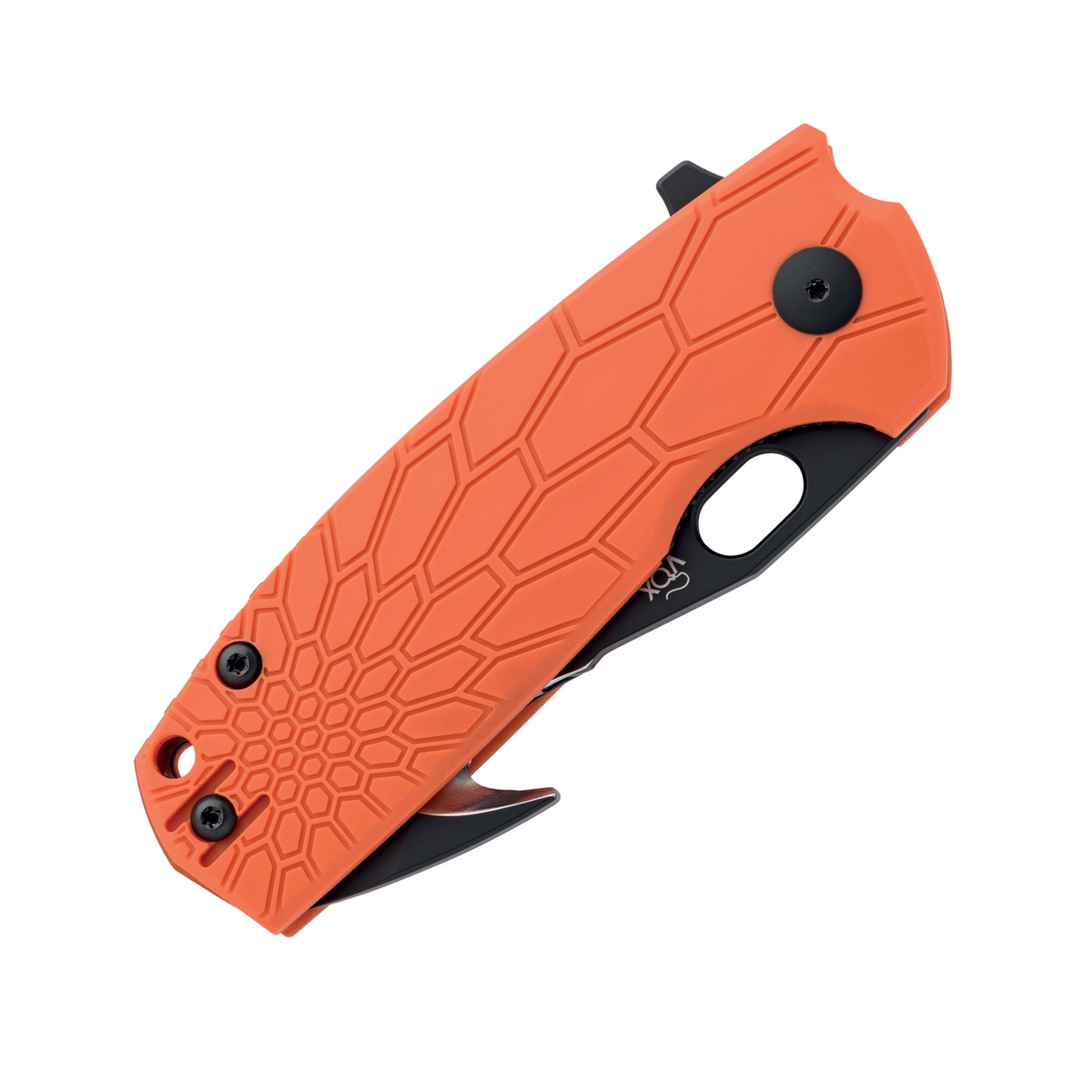 FOX CORE HUNTER coltello chiudibile con lama e gancio da caccia, impugnatura antiscivolo, ideale per outdoor, bushcraft e attività venatorie, SU BACKPACCO.IT