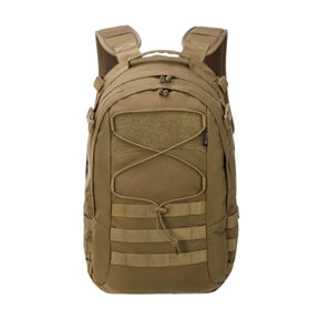 Helikon-Tex EDC Backpack zaino compatto da 24 litri in Cordura con passanti MOLLE PALS, cordino elastico frontale e pannello a strappo, ideale per porto quotidiano, escursionismo e outdoor.