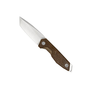 Extrema Ratio BFK Micro coltello a lama fissa compatto con profilo tanto modificato, impugnatura ergonomica sagomata e foro passante per cordino ideale per everyday carry tattico