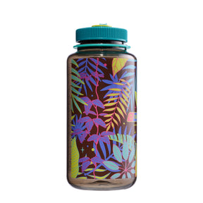 NALGENE | WIDE MOUTH PSYCHEDELIC BOTANICAL PRINT Ferns - Borraccia a bocca larga 0.94 L edizione limitata