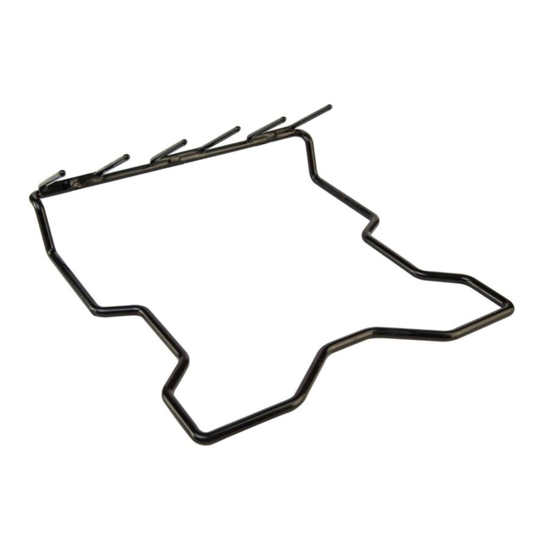 LOCKDOWN Handgun Rack Barrel Down Stand porta pistola con rivestimento protettivo in vinile. Struttura in metallo per posizionare l'arma con la canna rivolta verso il basso, ideale per organizzare e ottimizzare lo spazio in cassaforte o armadietto.