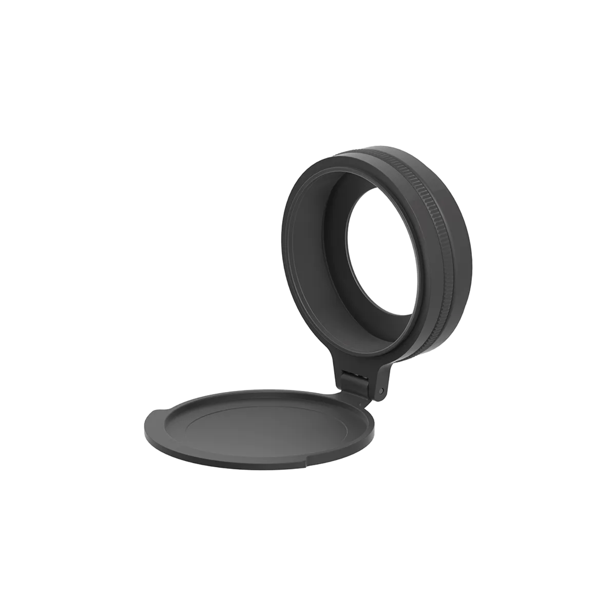 Vector Optics Continental 50mm Metal Flip-Up Cap Tappo coprilente in metallo con anello di apertura da 35mm progettato per ottiche V.O. Continental 3-18x50FFP con chiusura a scatto e design a basso profilo per massima protezione delle lenti in ogni condizione operativa