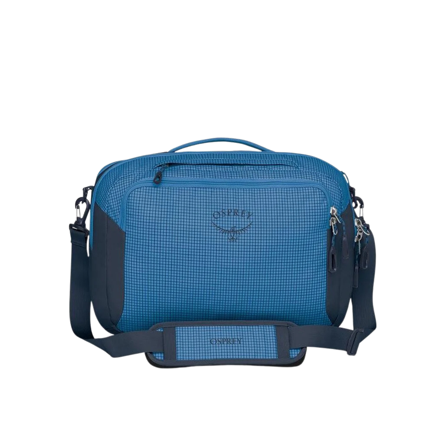 Borsa da cabina e da viaggio Osprey Transporter Carry-On Boarding Bag da 23.5 litri, dotata di tracolla imbottita regolabile e maniglia superiore per il trasporto a mano