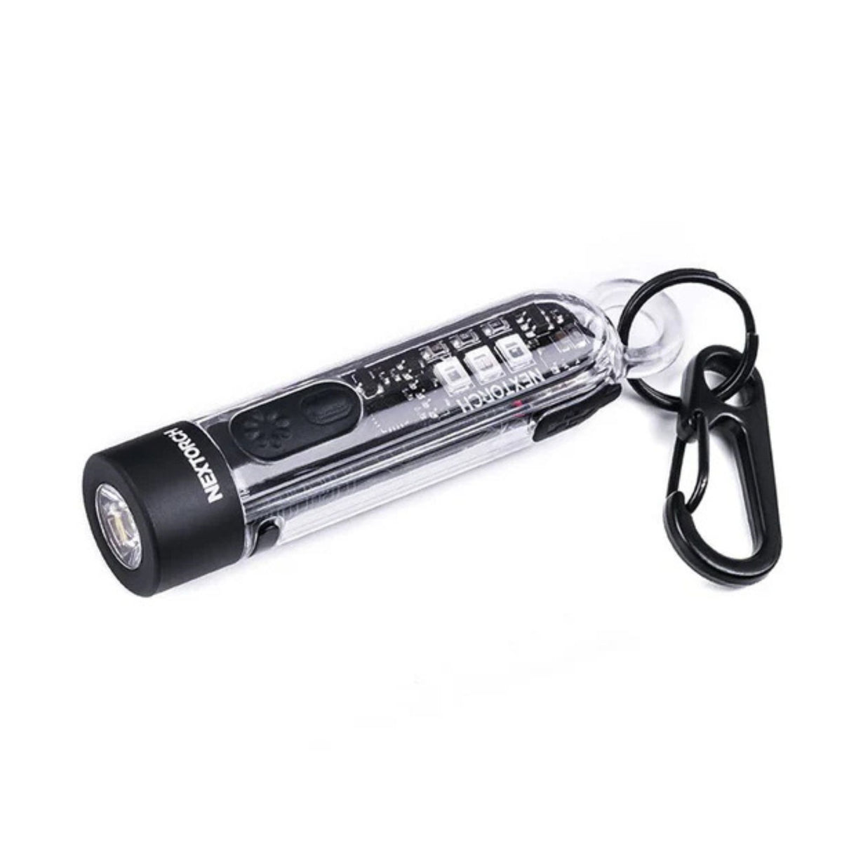 NEXTORCH K40 Torcia portachiavi ricaricabile USB-C da 300 lumen max Ideale come accessorio EDC per l'uso quotidiano.