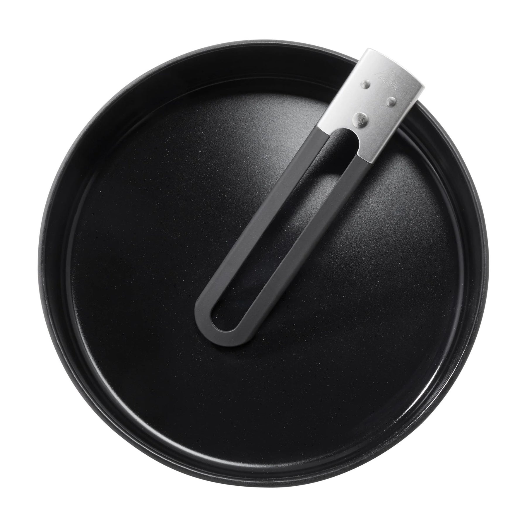 MSR WindBurner Ceramic Skillet padella da campeggio con rivestimento in ceramica antiaderente, anello cattura calore e manico pieghevole per sistemi di cottura outdoor