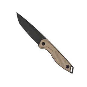 Extrema Ratio BFK Pixel coltello a lama fissa compatto con profilo tanto modificato,  impugnatura ergonomica scanalata e passante per cordino ideale per everyday carry tattico