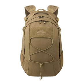 Helikon-Tex EDC Lite Backpack zaino leggero da 21 litri in nylon con cordino elastico frontale pannello a strappo tasche laterali in rete e spallacci anatomici ideale per uso quotidiano escursioni e outdoor