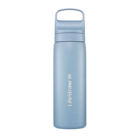 LIFESTRAW | GO SERIES STAINLESS STEEL - Borraccia filtrante isolata - BackPacco - BP-LIFESTRAW-LGV418IBWW