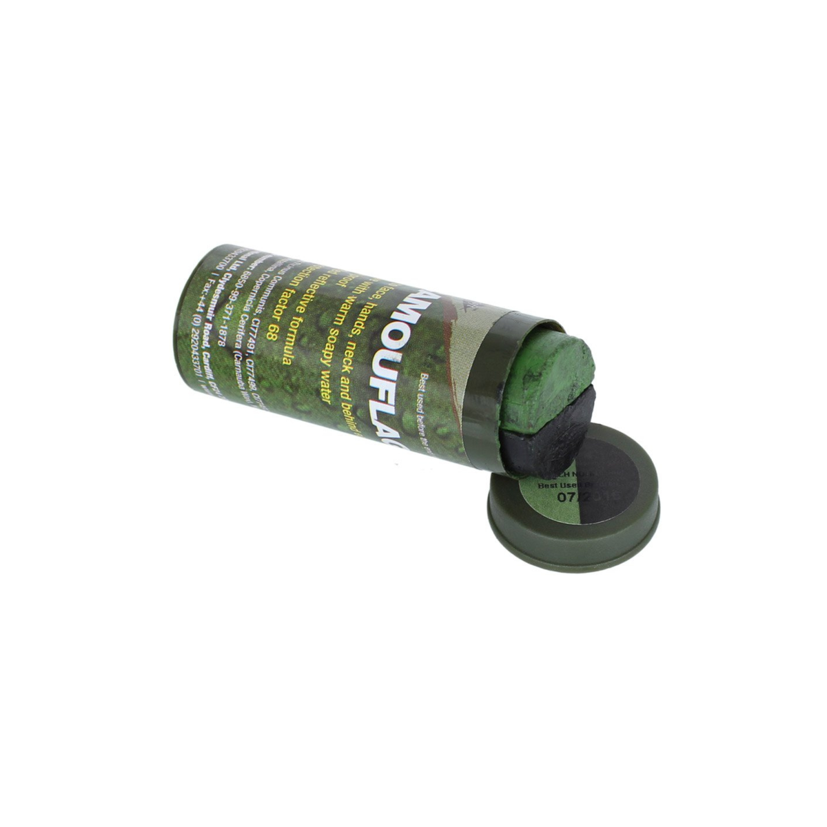 BCB Camouflage Face Cream, stick mimetico bicolore da 30g, vernice per il viso resistente all'acqua e al sudore, per uso militare, caccia e outdoor