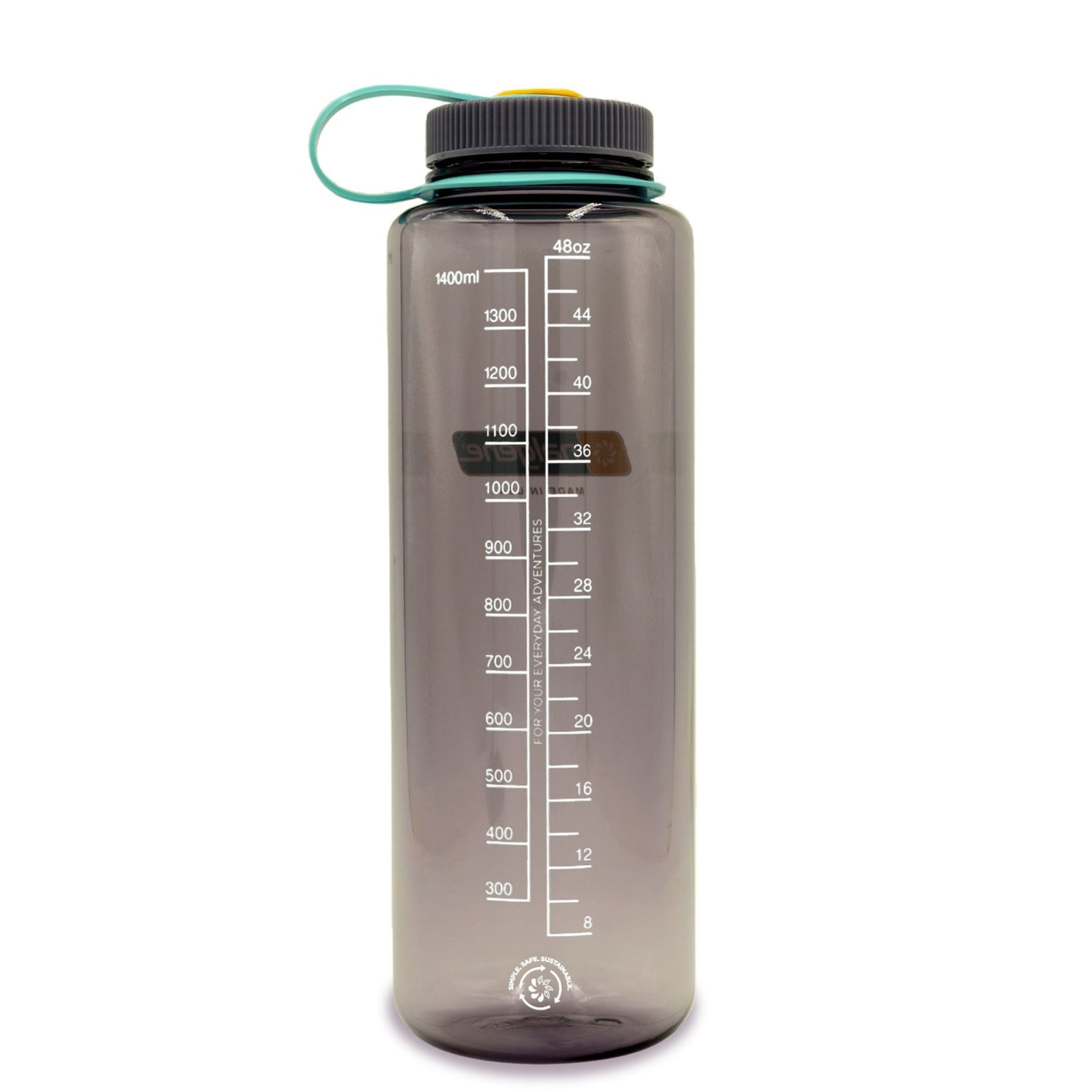 NALGENE | WIDE MOUTH SUSTAIN SILO BOTTLE Aubergine - Borraccia a bocca larga 1.42 L