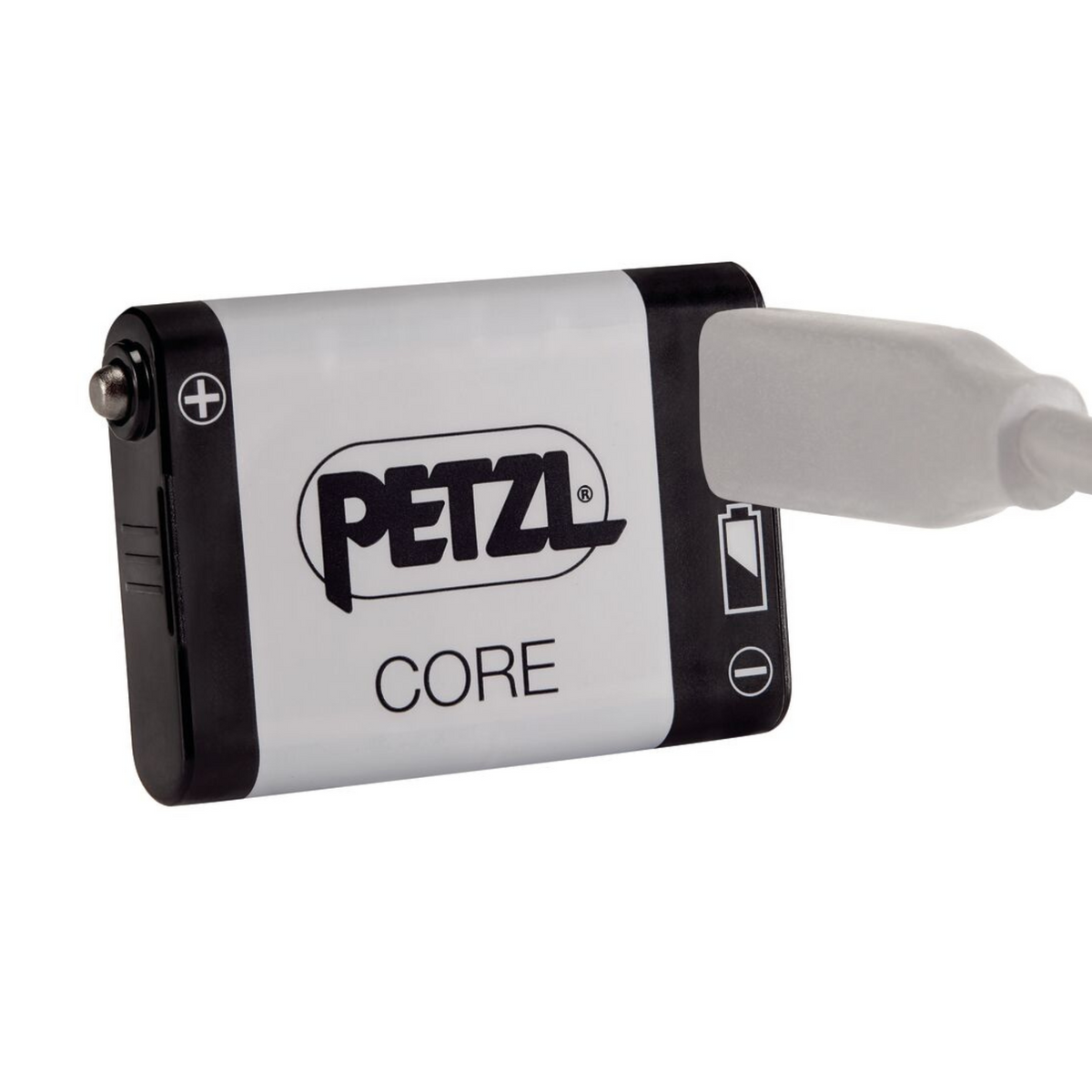 Petzl Core batteria ricaricabile agli ioni di litio, ricambio compatibile per torce frontali Petzl Hybrid Concept, colore bianco e nero, SU BACKPACCO.IT