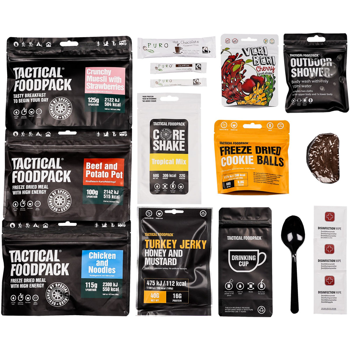 Tactical Foodpack | 3 Meal Ration INDIA 710g