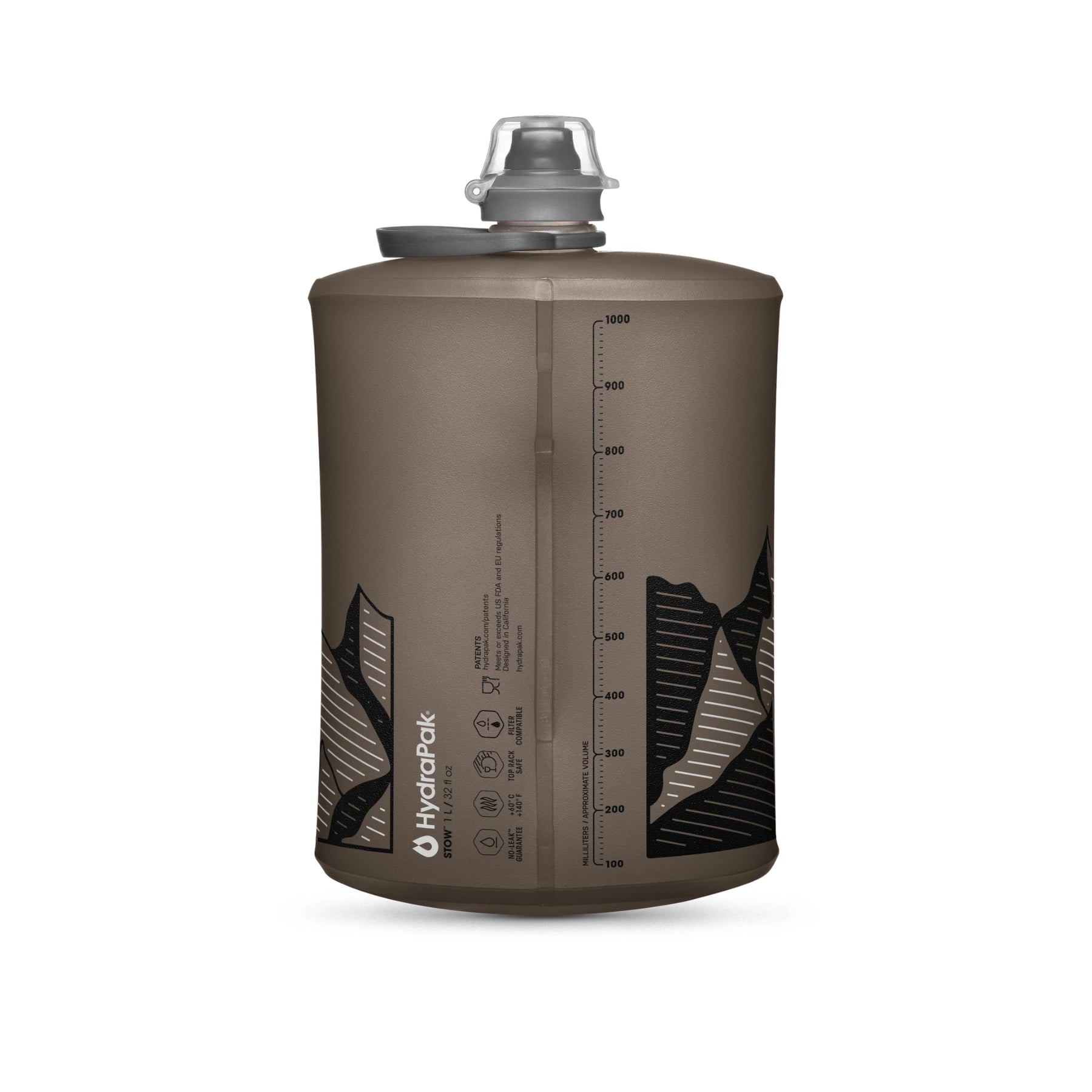 HYDRAPAK | STOW - Bottiglia pieghevole - BackPacco - BP-HYDRAPAK-GS351GR