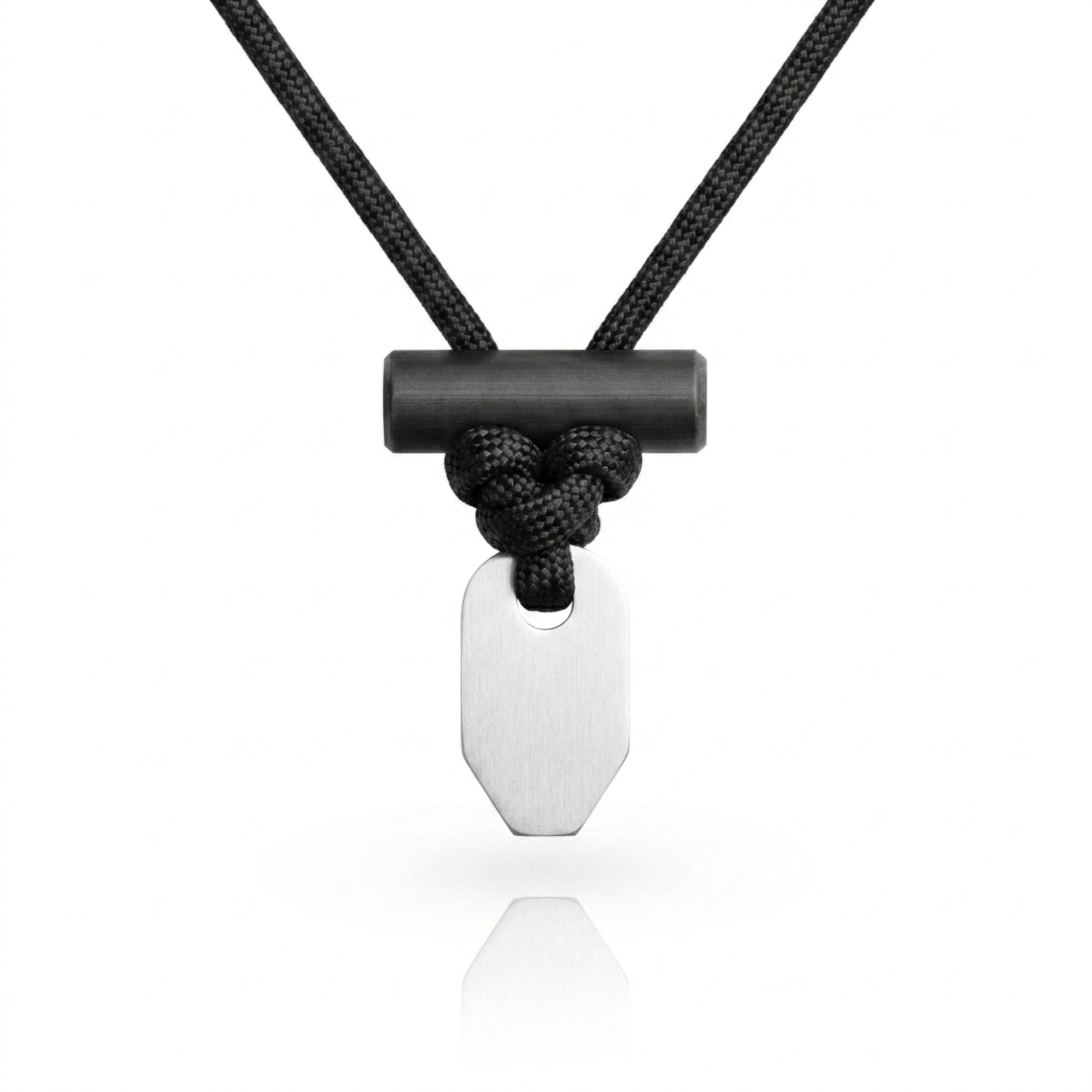 WAZOO | FIRECRAFT NECKLACE - Collana con acciarino - BackPacco - BP-WAZOO-NKL-FC-BK-WH