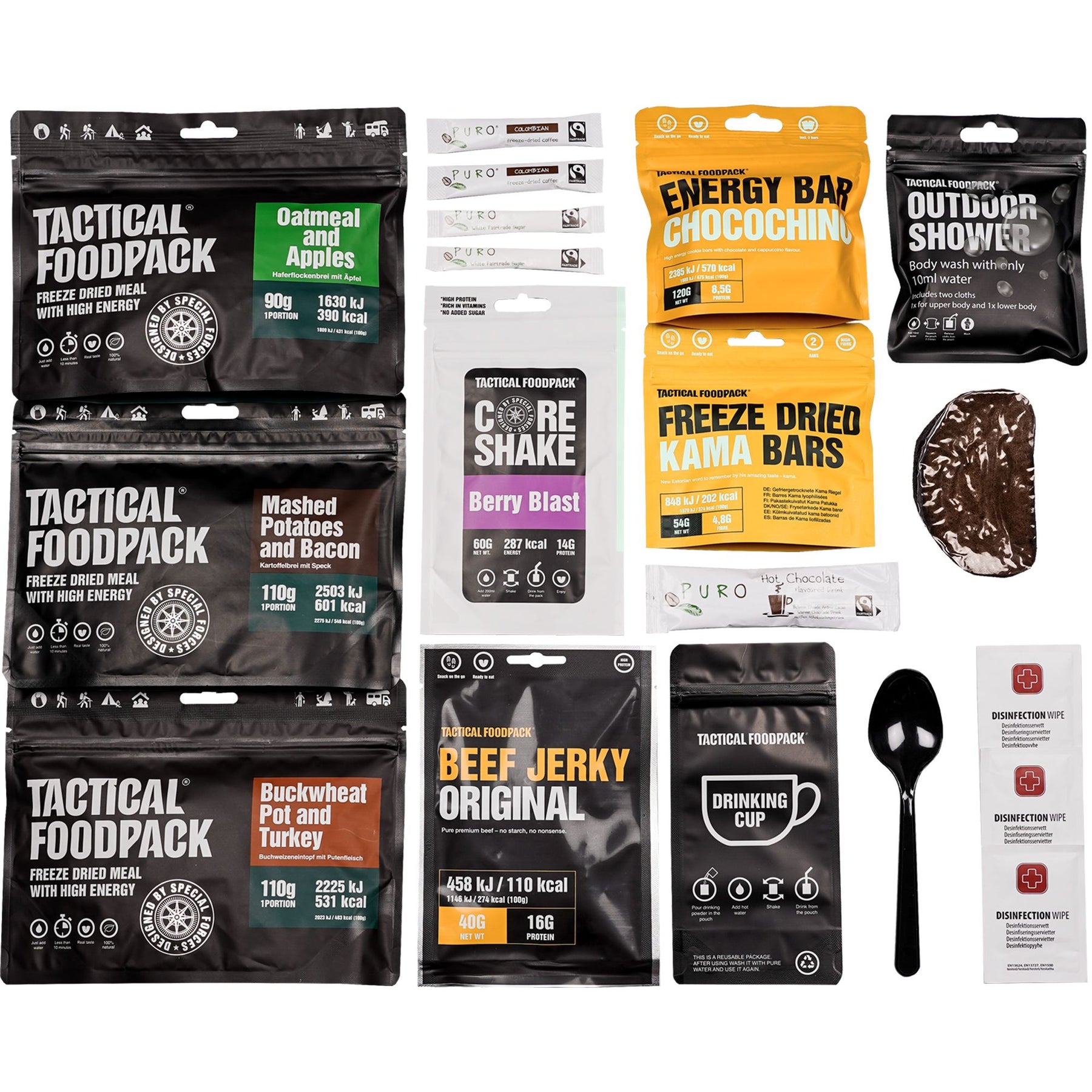 Tactical Foodpack | 3 Meal Ration GOLF 740g