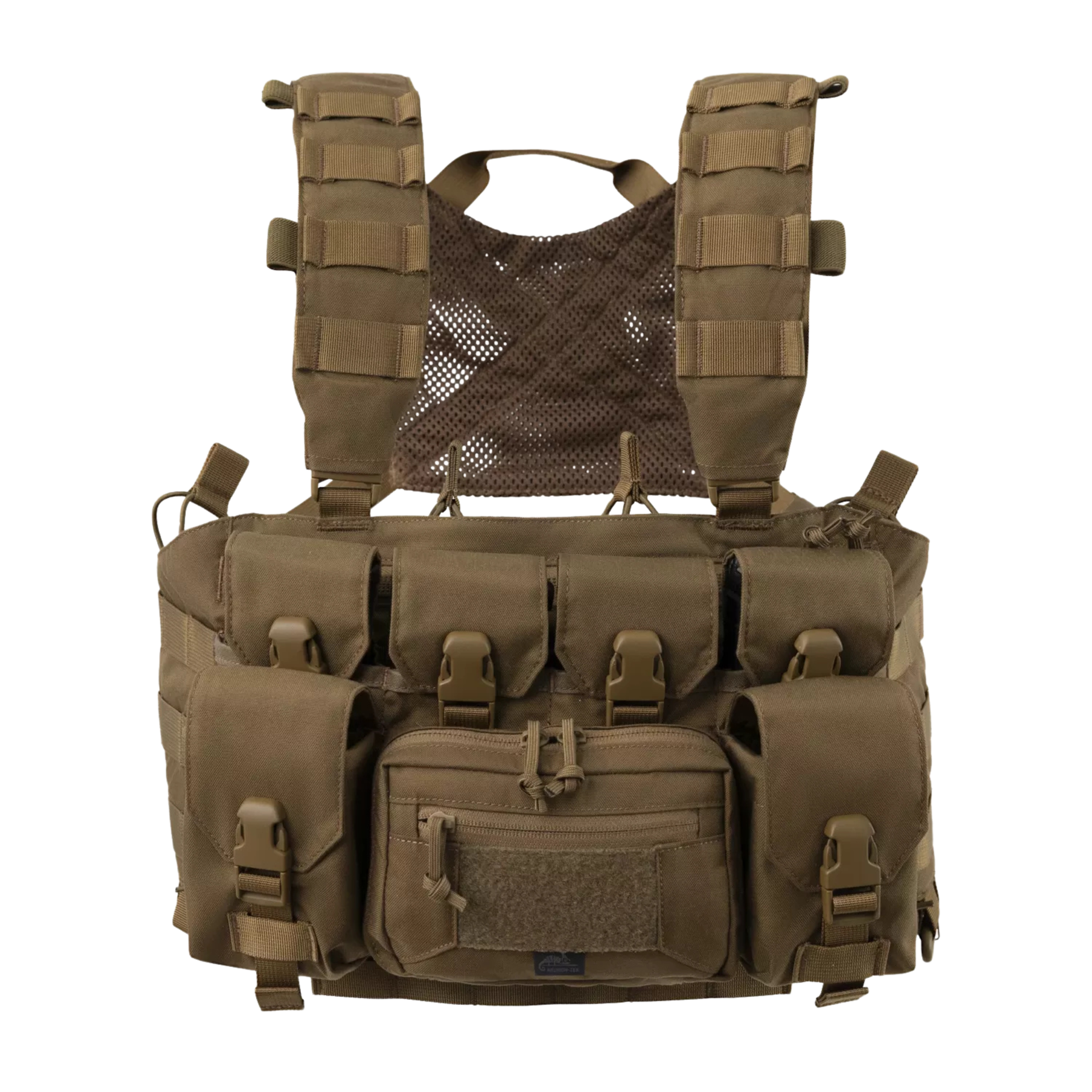 Chest rig tattico Helikon-Tex Guardian Recce, leggero e modulare con configurazione per ricognizione, dotato di tasche integrate e compatibilità con sistema MOLLE/PALS