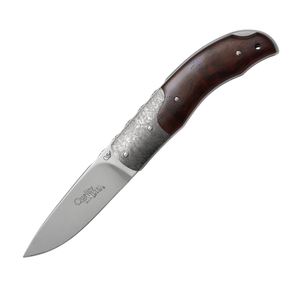 Viper Quality Coltello chiudibile artigianale con lama satinata in acciaio inossidabile e manico ergonomico disponibile in pregiate finiture di legno o con inserti TITANIO dotato di sistema di apertura fluido e design elegante ideale per il porto quotidiano e collezionismo