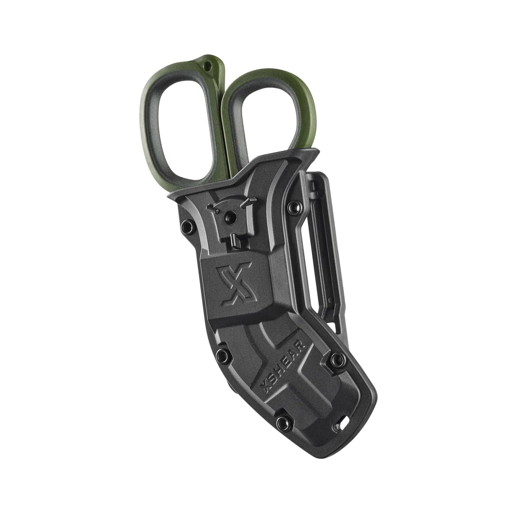 XSHEAR Fondina per Forbici Mini da 6 pollici custodia rigida tattica con clip da cintura e sistema di aggancio rapido per forbici da trauma XSHEAR Mini ideale per operatori sanitari ed emergenza