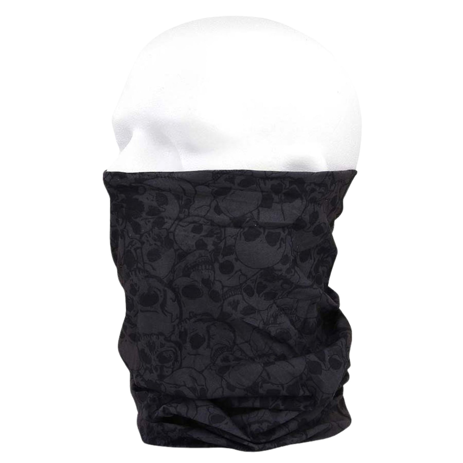 101 INC | COOLMAX TACTICAL WRAP WITH SKULL BLACK - Scaldacollo - BackPacco - BP-101-INC-219351-BLK