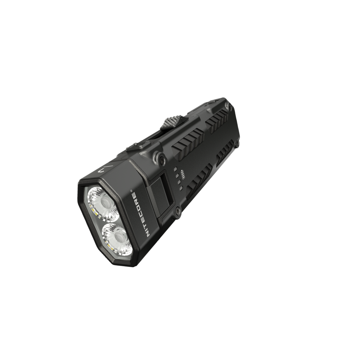 Nitecore EDC09 Torcia LED ricaricabile USB-C da 1600 lumen, testa rotante a 102°, tre temperature di colore (calda/neutra/fredda), gittata 153m e batteria Li-Ion integrata da 1100mAh, ideale per uso quotidiano EDC.