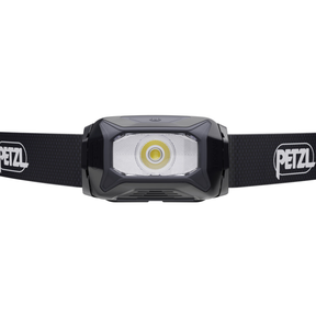 Petzl Tikkina torcia frontale 300 lumens versione 2025, lampada da testa ibrida per campeggio e trekking, illuminazione base compatta, su backpacco.it