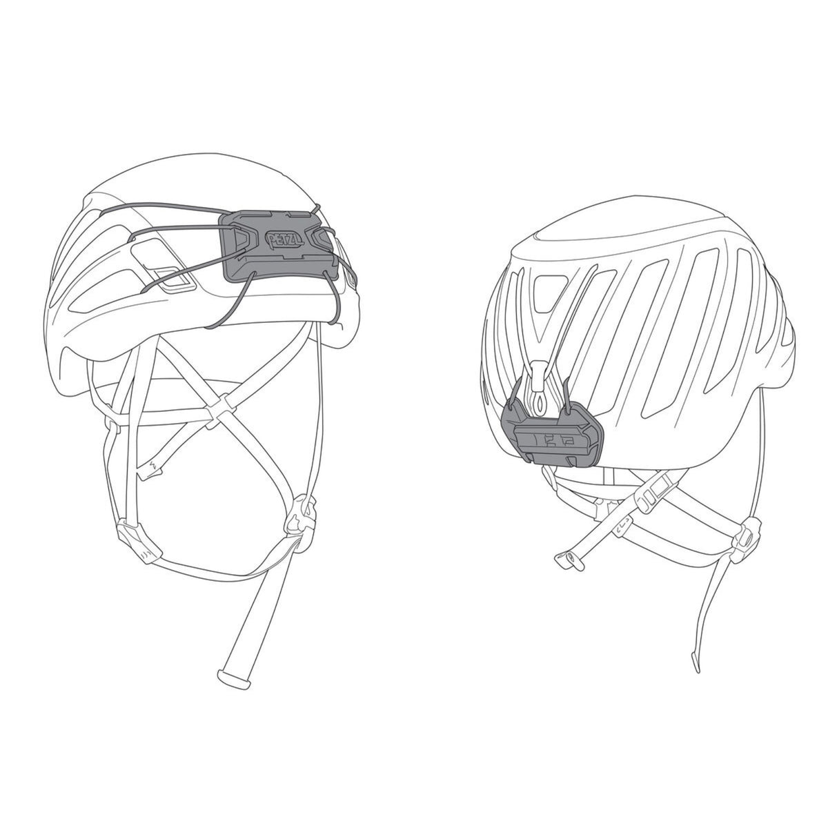 PETZL | DUO HELMET ADAPT - Supporto casco rimovibile per Petzl DUO