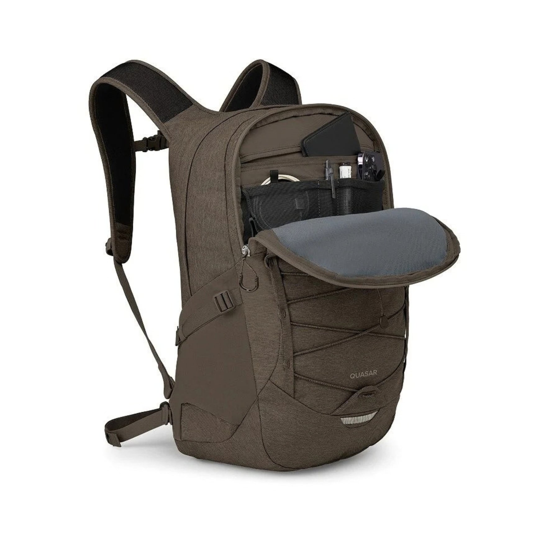 Osprey Quasar 26 Driftshade zaino multitasca da 26 litri in edizione limitata con scomparto porta pc, cordino elastico frontale bungee e spallacci ergonomici traspiranti per uso quotidiano ed outdoor