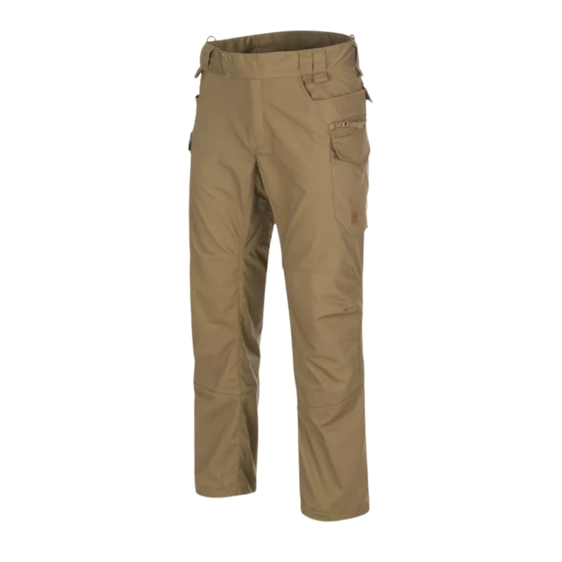 Helikon-Tex Pilgrim Pants pantaloni tecnici in tessuto DuraCanvas con rinforzi sulle ginocchia, tasche e vita rialzata per protezione renale. Ideali per bushcraft, escursionismo e attività outdoor impegnative.