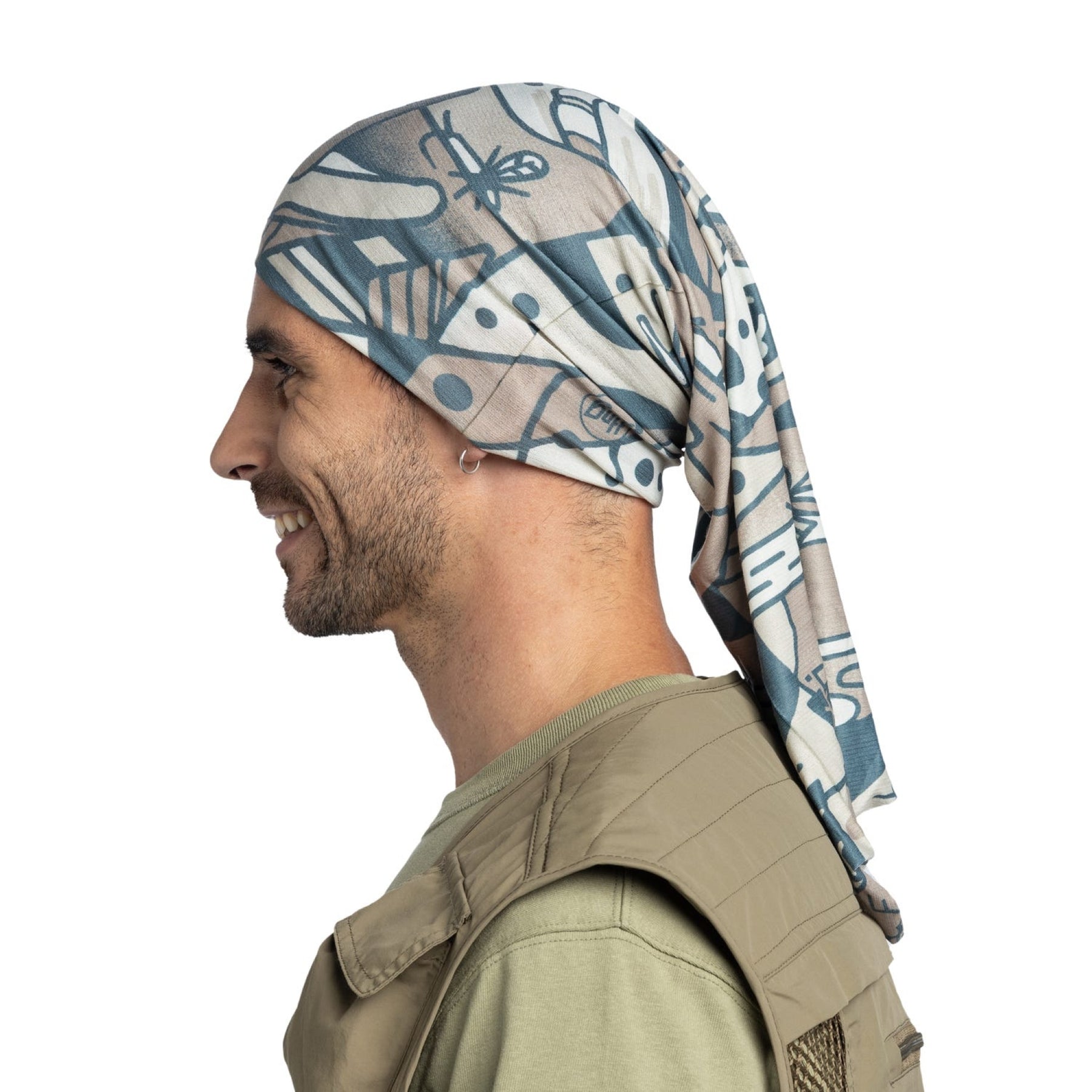 BUFF | COOLNET UV NECKWEAR - LAKE RIVER MULTI - Scaldacollo con protezione solare