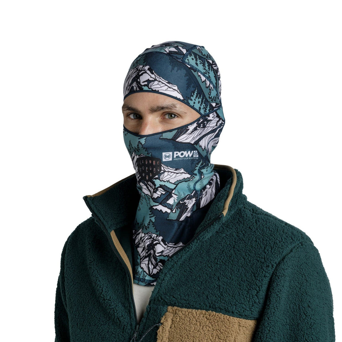 BUFF | THERMONET BALACLAVA - POW LAU GREEN - Scaldacollo