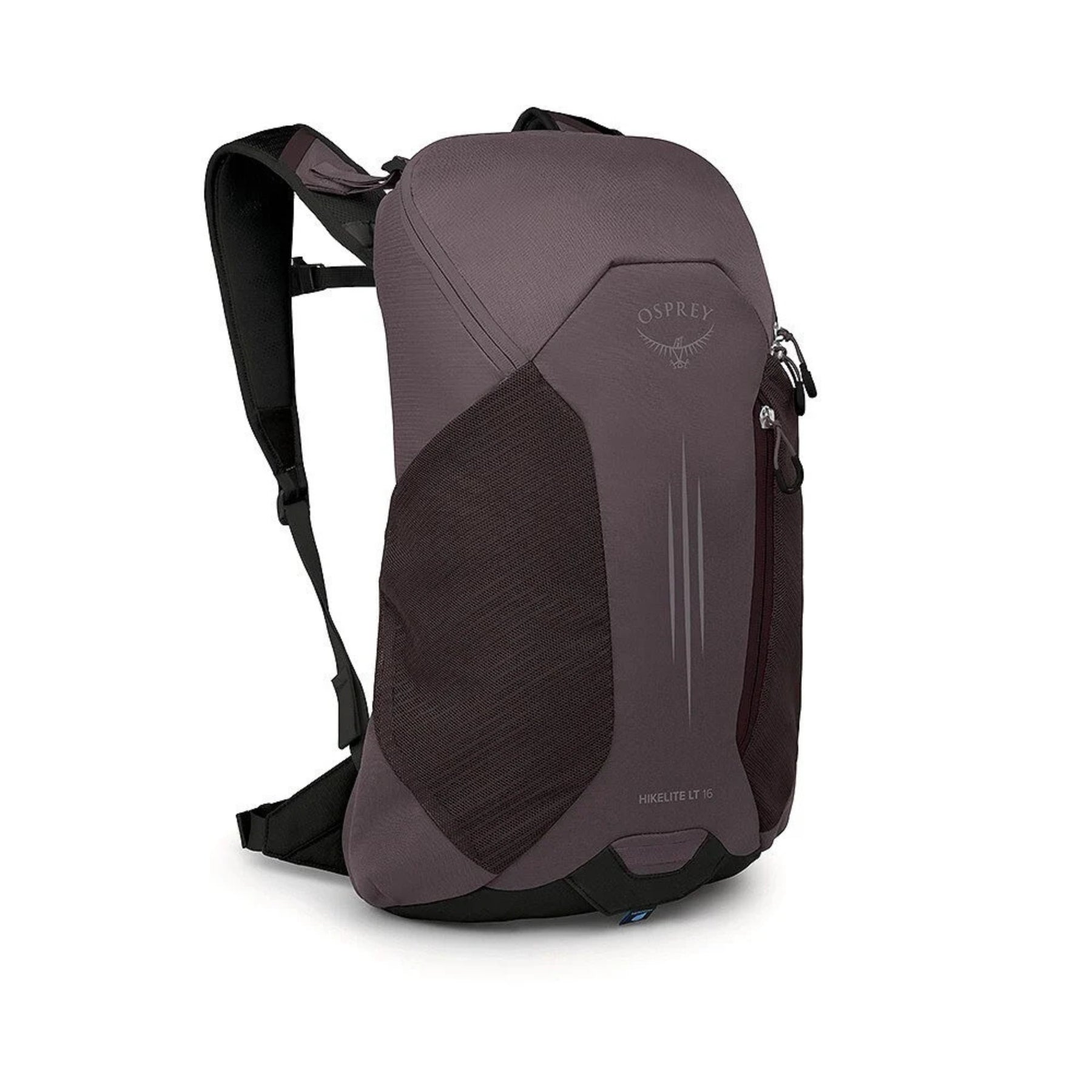 Osprey Hikelite LT 16 zaino tecnico da escursionismo giornaliero ultraleggero con capacità 16 L dotato di schienale ventilato AirSpeed tasche laterali in rete elastica e spallacci traspiranti. Zaino da trekking ideale per camminate outdoor e gite in giornata.