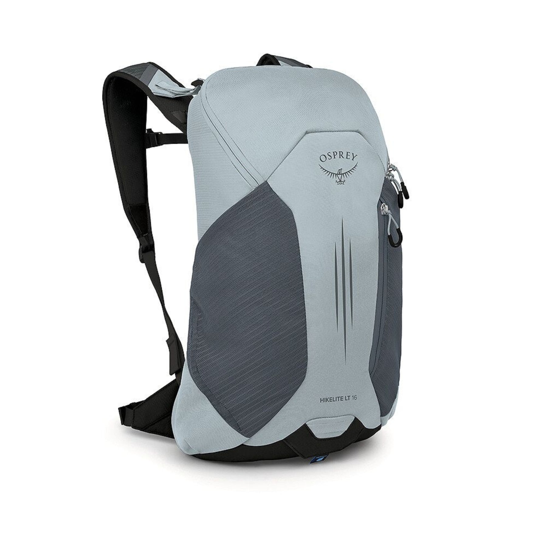 Osprey Hikelite LT 16 zaino tecnico da escursionismo giornaliero ultraleggero con capacità 16 L dotato di schienale ventilato AirSpeed tasche laterali in rete elastica e spallacci traspiranti. Zaino da trekking ideale per camminate outdoor e gite in giornata.