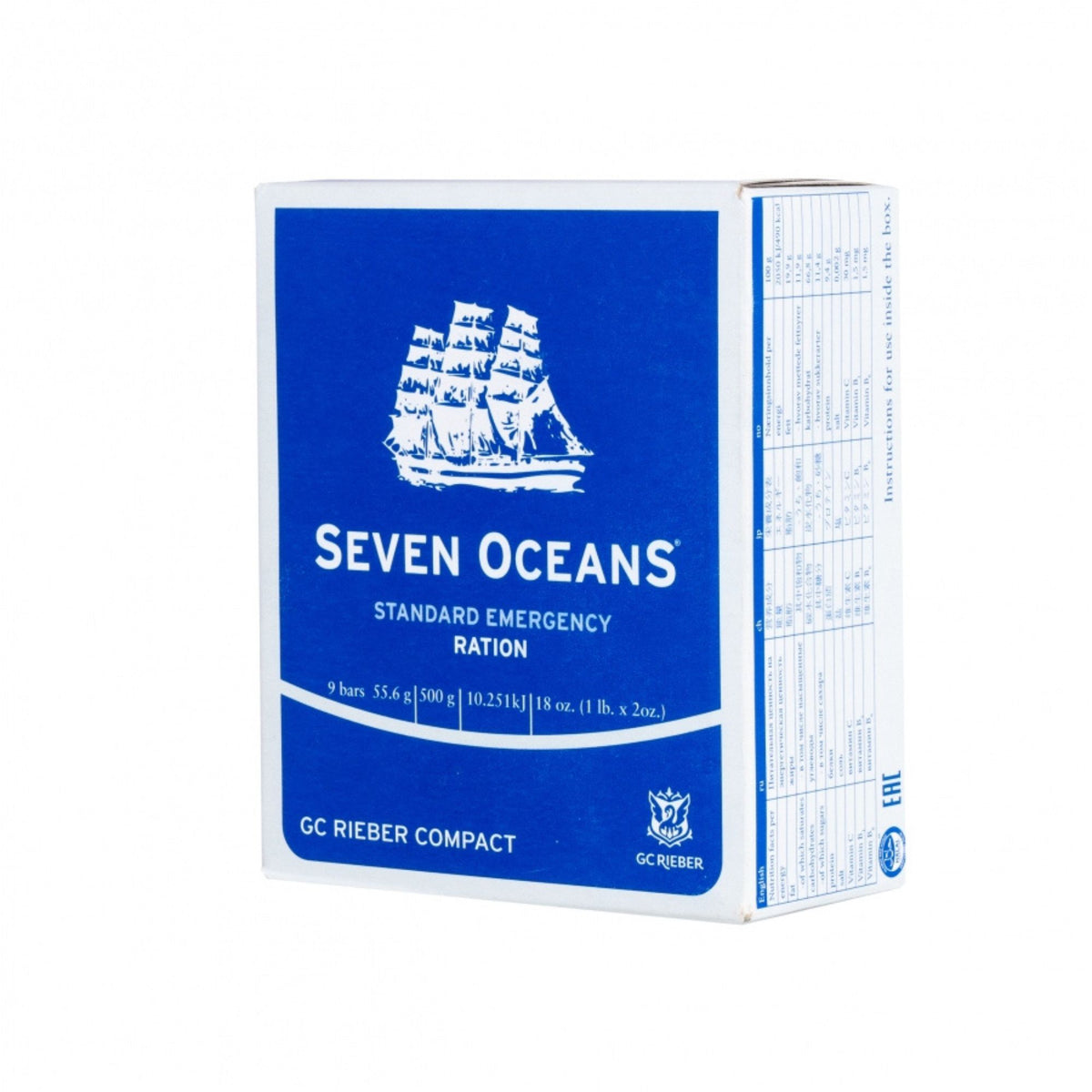 GC RIEBER | SEVEN OCEANS RATIONS - Razioni d'emergenza