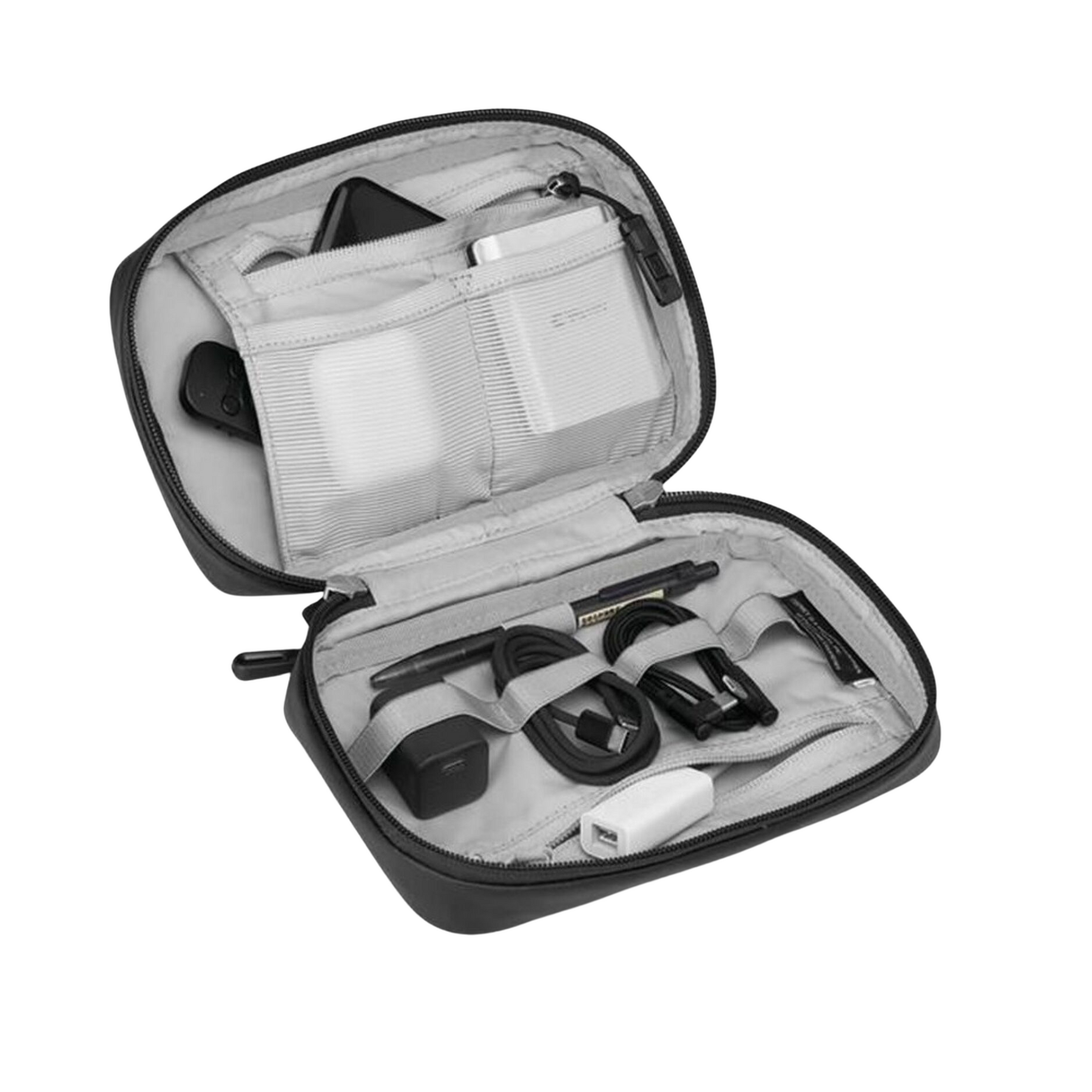 Pouch OSPREY Transporter Powerhouse per accessori elettronici, organizer da viaggio con scomparti per smartphone, power bank, cavi e caricabatterie su Backpacco.it