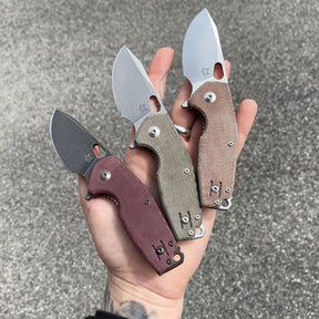 FOX SURU coltello chiudibile con lama ad ampio profilo, foro per apertura e clip da tasca. disponibile in vari modelli