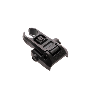 Tacca di mira frontale abbattibile Magpul MBUS PRO Sight Front Hooded, mirino di precisione in acciaio per slitte Picatinny, design a basso profilo e regolabile per fucili AR-15 e M4