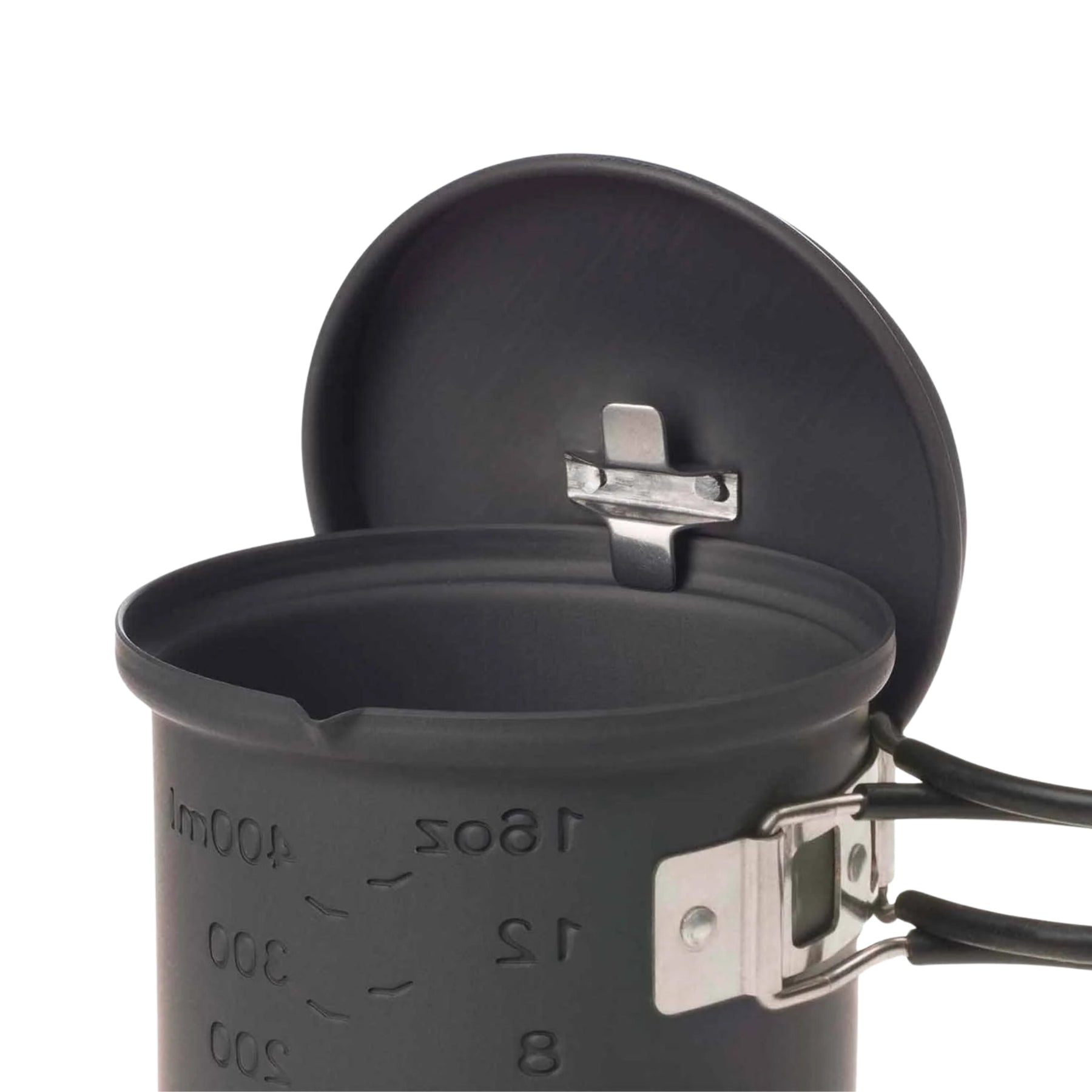 Esbit Camping Cookset fornello da campeggio a combustibile solido con pentolino, supporto frangivento e manici pieghevoli, ideale per trekking ultralight, bushcraft e kit emergenza.