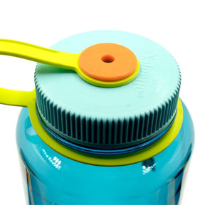 NALGENE | WIDE MOUTH SUSTAIN SILO BOTTLE Cerulean - Borraccia a bocca larga 1.42 L